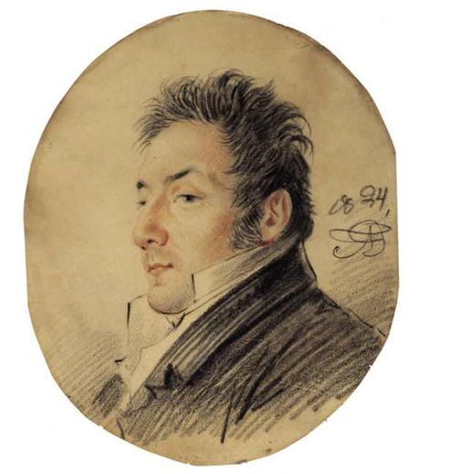 Porträt eines Aristokraten von Aleksandr Osipovich Orlovsky, 1824.